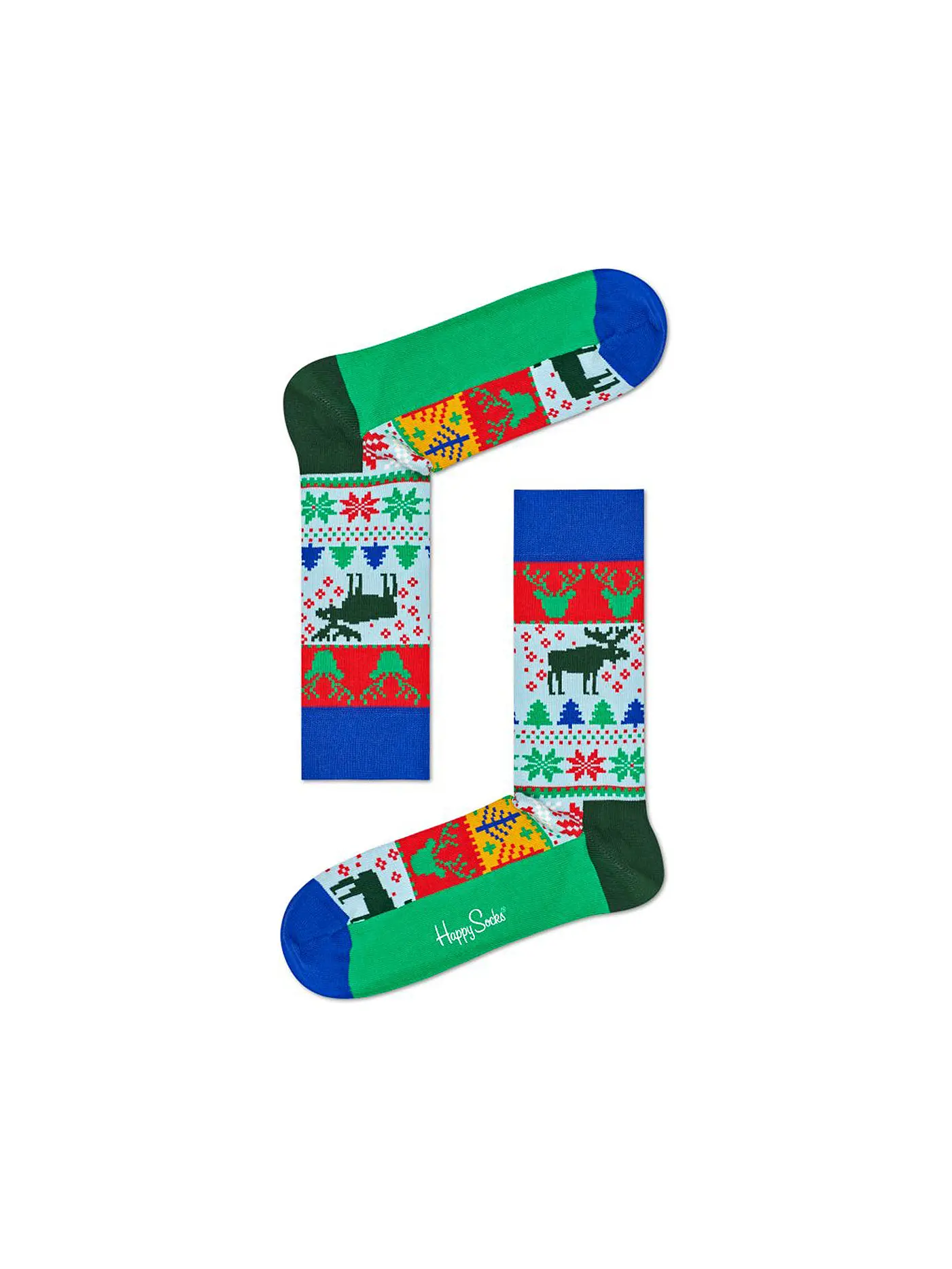 HAPPY SOCKS | Damen-Socken "Holiday" 36-40 green | 